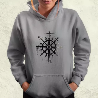 Vegvísir rúna v1 női pulóver