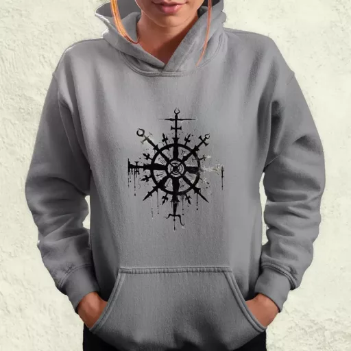 Vegvísir rúna v1 női pulóver