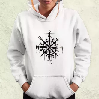 Vegvísir rúna v1 női pulóver