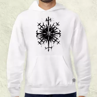 Vegvísir rúna v2 férfi pulóver