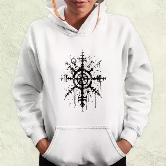 Vegvísir rúna v3 női pulóver