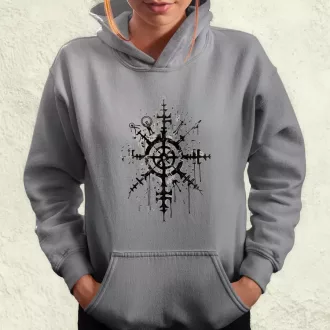 Vegvísir rúna v3 női pulóver