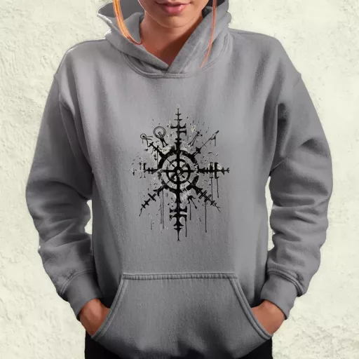 Vegvísir rúna v3 női pulóver