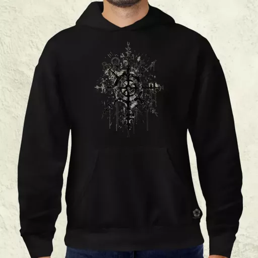 Vegvísir rúna v3 férfi pulóver