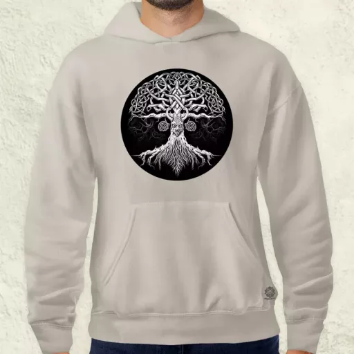 Yggdrasil v8 férfi pulóver