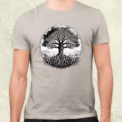 Yggdrasil v4 férfi póló
