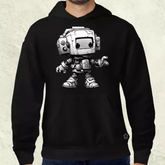Chibi mecha v2 férfi pulóver