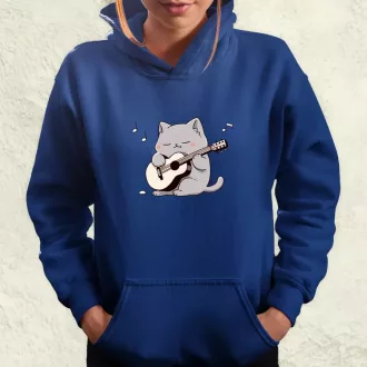 Cica gitározik v4 női pulóver