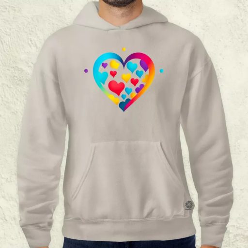 Minimál szív v4 férfi pulóver