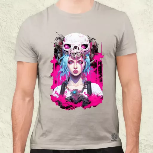 Anime cyberpunk fantázia v2 férfi póló