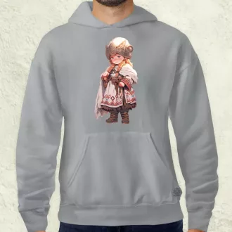 Chibi harcos leány v2 férfi pulóver