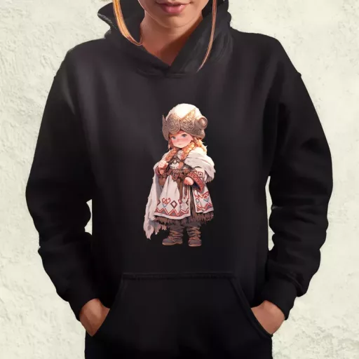 Chibi harcos leány v2 női pulóver