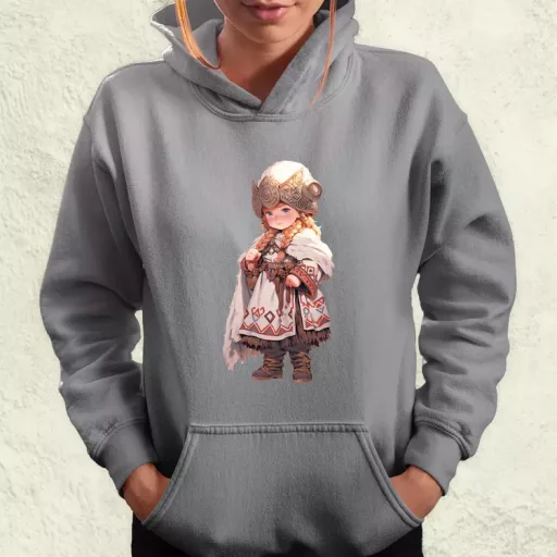 Chibi harcos leány v2 női pulóver
