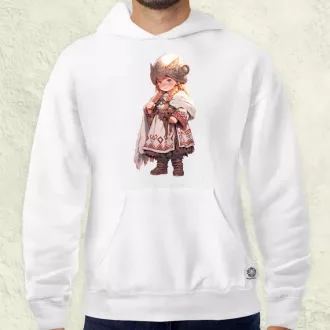 Chibi harcos leány v2 férfi pulóver