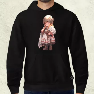 Chibi harcos leány v2 férfi pulóver