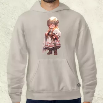 Chibi harcos leány v2 férfi pulóver