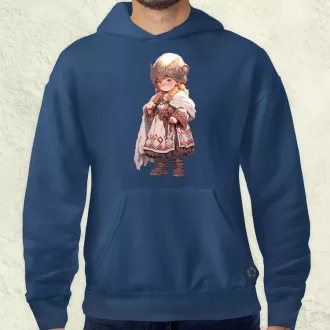 Chibi harcos leány v2 férfi pulóver
