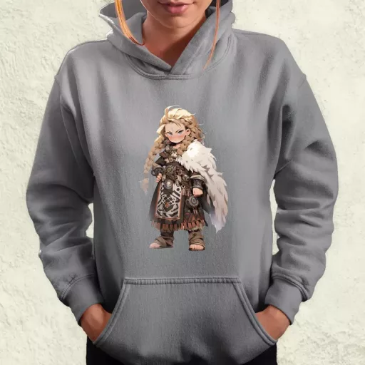 Chibi harcos leány v3 női pulóver