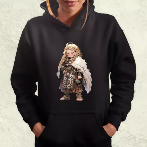 Chibi harcos leány v3 női pulóver
