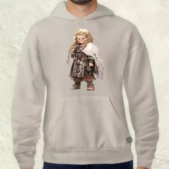 Chibi harcos leány v3 férfi pulóver