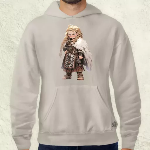 Chibi harcos leány v3 férfi pulóver