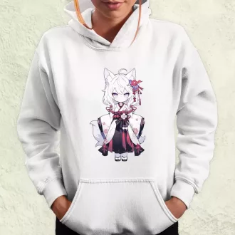 Chibi macskalány v1 női pulóver