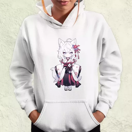 Chibi macskalány v1 női pulóver