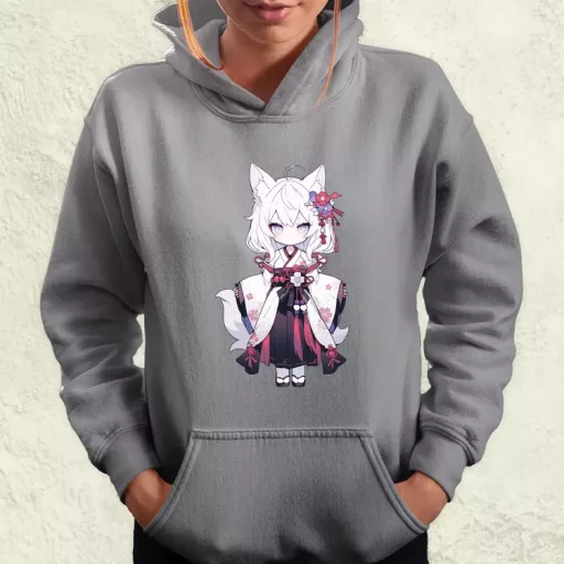 Chibi macskalány v1 női pulóver