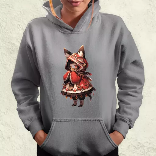 Chibi macskalány v2 női pulóver