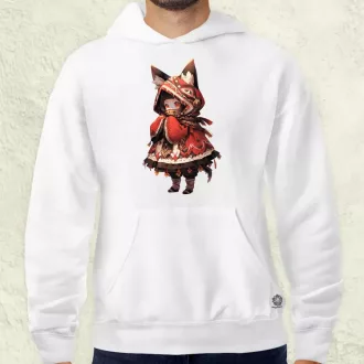 Chibi macskalány v2 férfi pulóver
