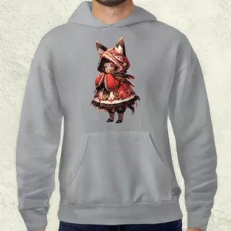 Chibi macskalány v2 férfi pulóver