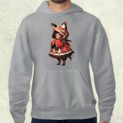 Chibi macskalány v2 férfi pulóver