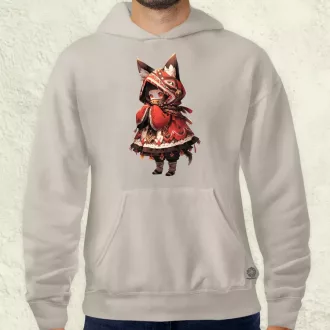 Chibi macskalány v2 férfi pulóver