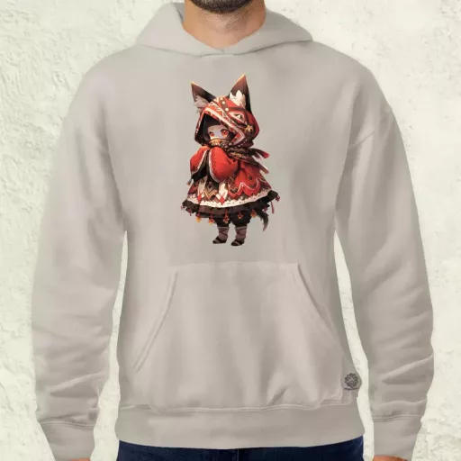 Chibi macskalány v2 férfi pulóver