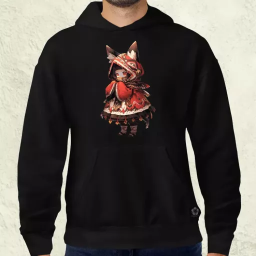 Chibi macskalány v2 férfi pulóver