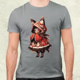 Chibi macskalány v2 férfi póló