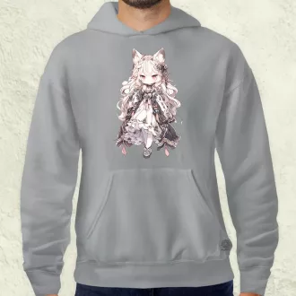 Chibi macskalány v3 férfi pulóver