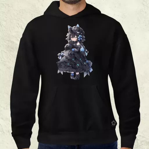 Chibi macskalány v5 férfi pulóver