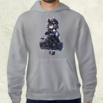 Chibi macskalány v5 férfi pulóver