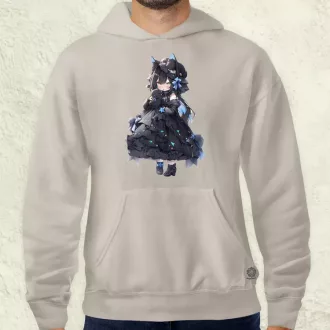Chibi macskalány v5 férfi pulóver