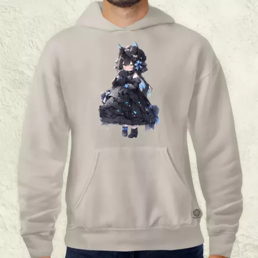 Chibi macskalány v5 férfi pulóver