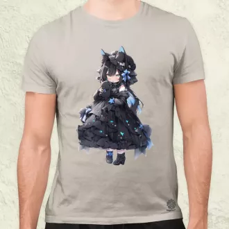 Chibi macskalány v5 férfi póló