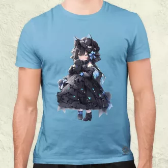 Chibi macskalány v5 férfi póló