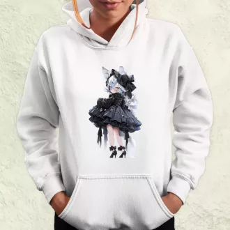 Chibi macskalány v7 női pulóver