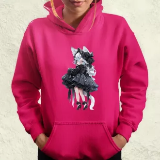 Chibi macskalány v7 női pulóver