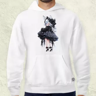 Chibi macskalány v7 férfi pulóver