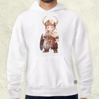 Chibi viking srác v1 férfi pulóver