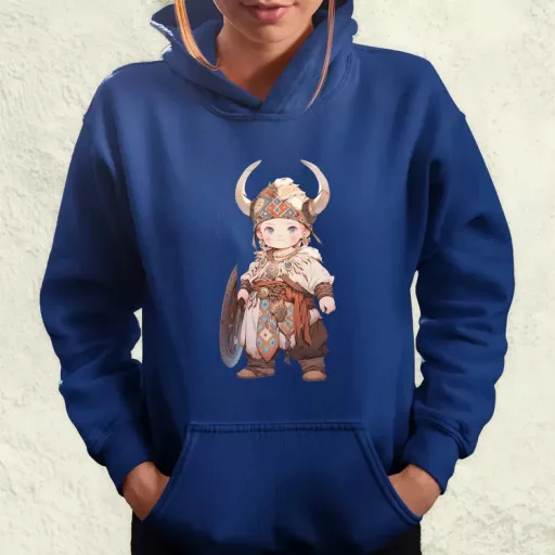 Chibi viking srác v1 női pulóver