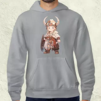 Chibi viking srác v1 férfi pulóver