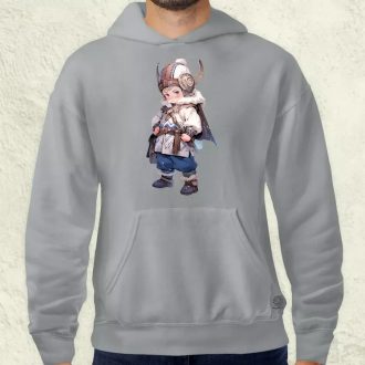 Chibi viking srác v2 férfi pulóver